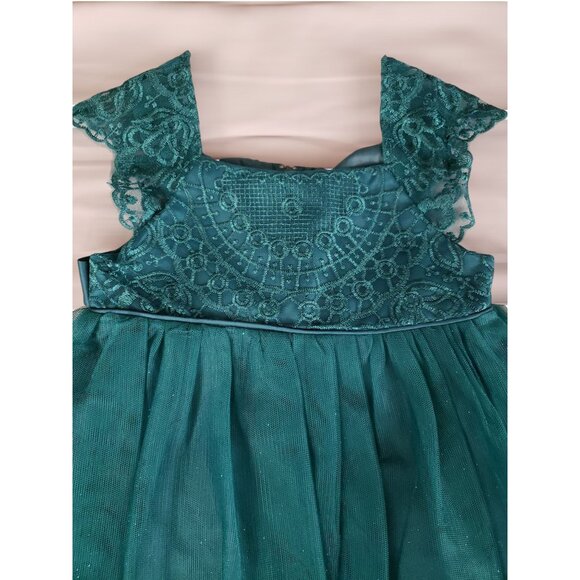 NWT Kensie Girl Teal Green Midi Dress - Size 4 - Picture 4 of 8